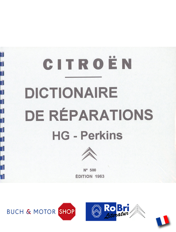 Citroën H Werkplaatshandboek No 500 Perkins